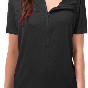 Chemo Port Shirts for Women Short Sleeve Post-Surgery Recovery with 2 Side Snaps